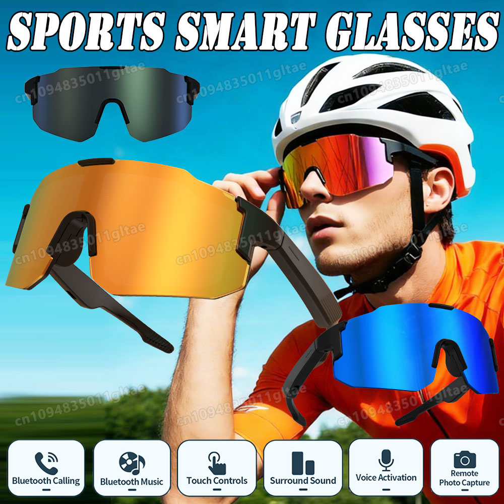 Audio Music For Video - Inteligentne okulary rowerowe z kamerą, funkcją