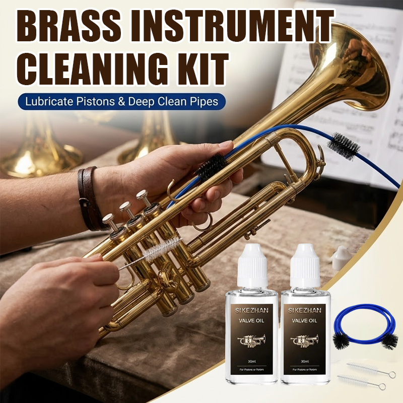 Trumpet Valve Oil - Profesjonalny zestaw do czyszczenia instrumentów dętych