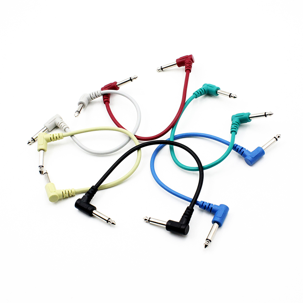 Audio Music Effect - 6 sztuk gitara kabel krosowy 6.35mm