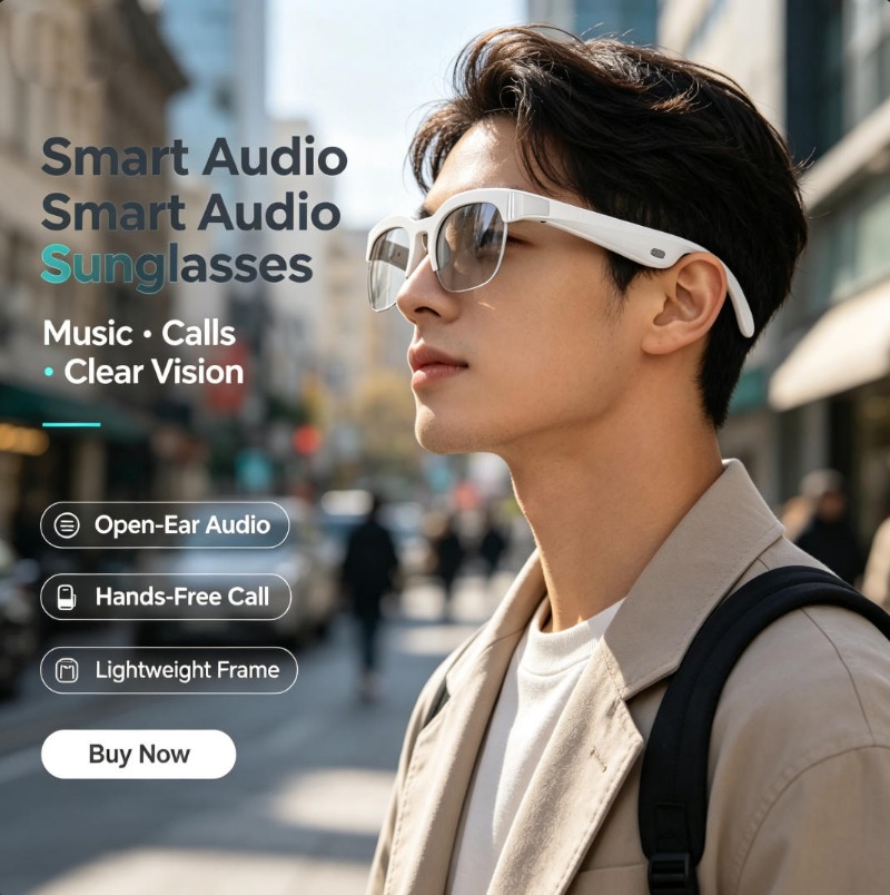 Inteligentne okulary przeciwsł – Audio Music For Video recenzja i cena