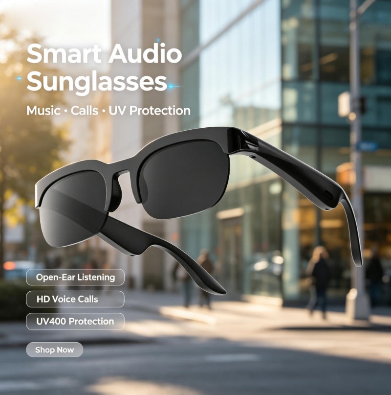 Inteligentne okulary przeciwsł – Audio Music For Video recenzja i cena