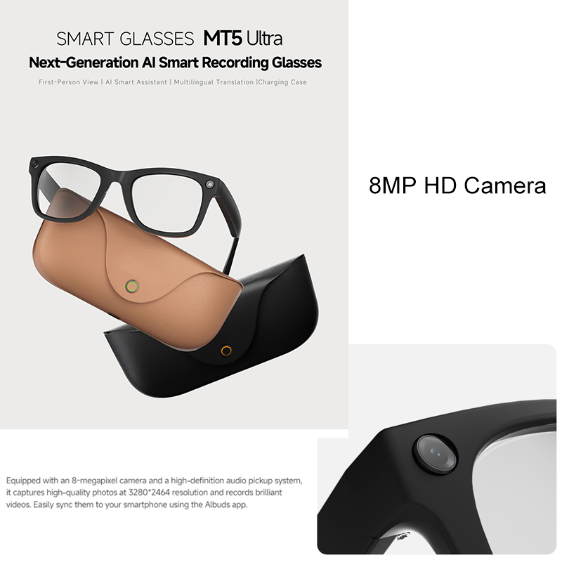 Inteligentne okulary AI 2026 H – Audio Music For Video recenzja i cena