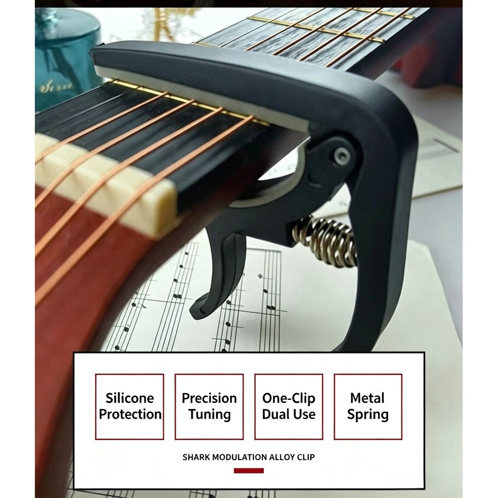 Kapodaster 2 w 1 z wyciągaczem – Guitar Capo Clip recenzja i cena