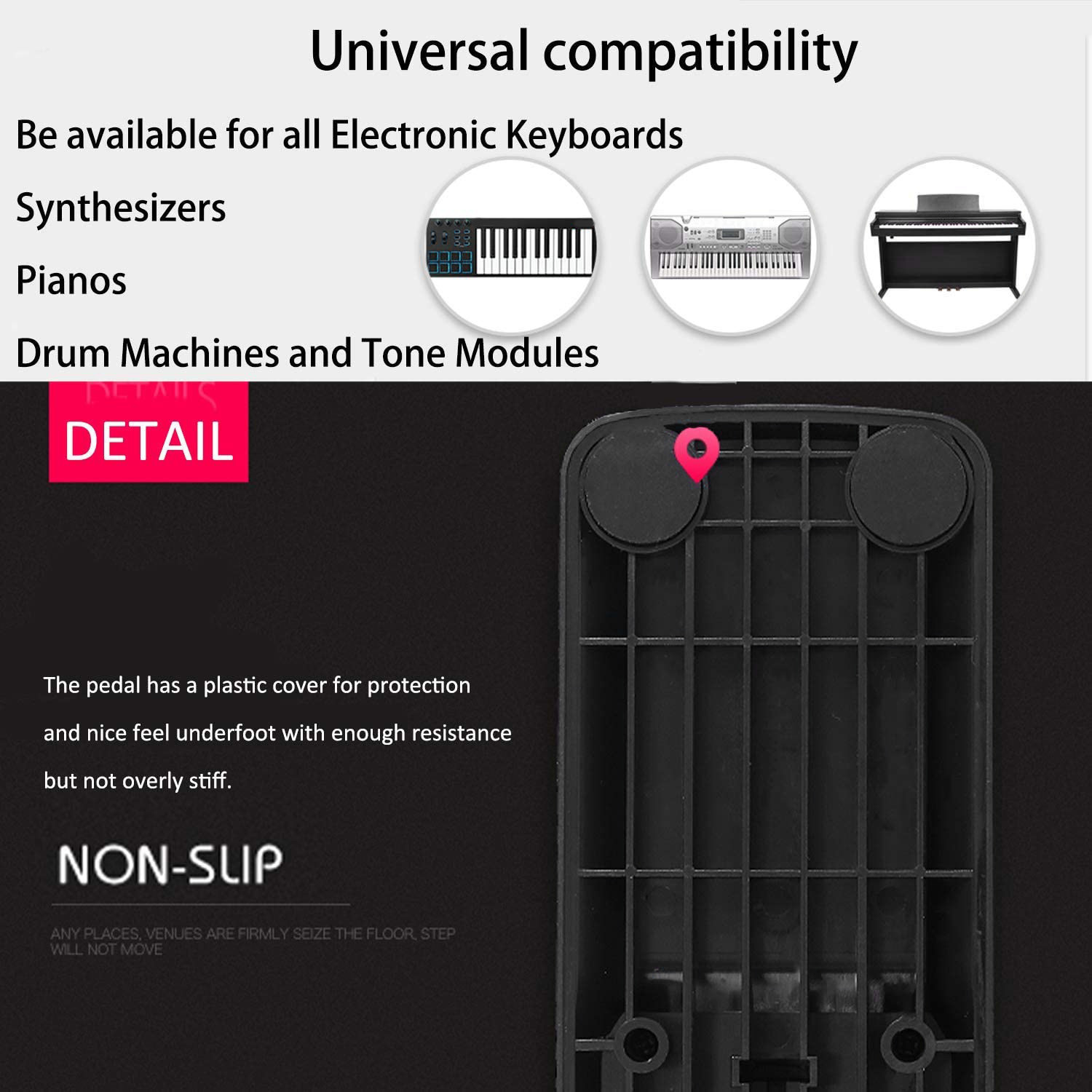 Uniwersalny pedał sustain Supe – Piano Sustain Pedal recenzja i cena