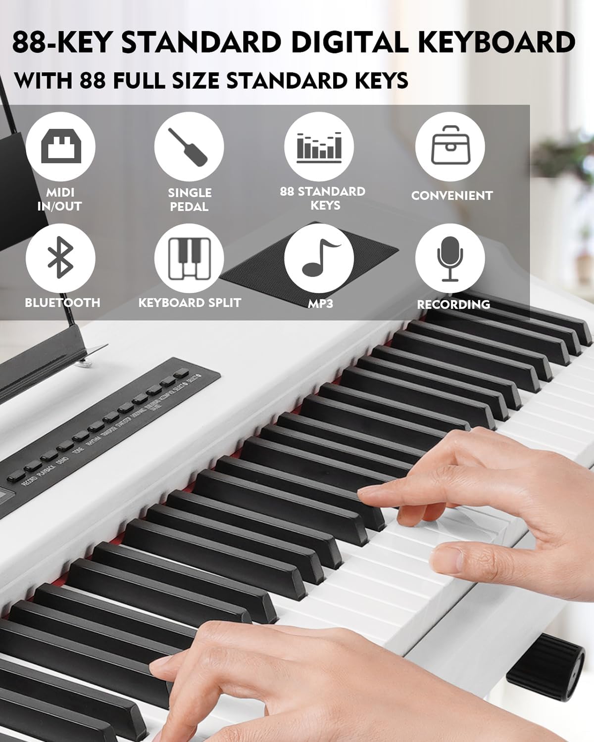 Klawiatura fortepianowa cyfrow – Piano Sustain Pedal recenzja i cena